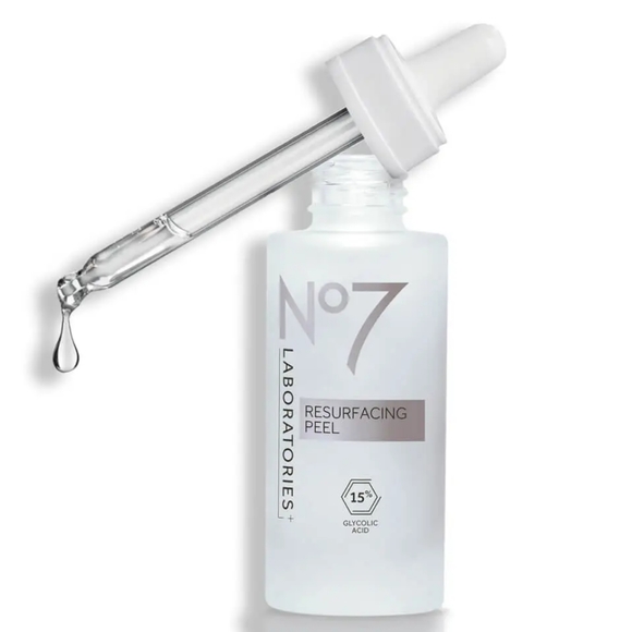 No 7 BEAUTY No7 Laboratories Resurfacing Peel 15% Glycolic Acid, 30ml/1.0fl oz - Picture 7 of 10